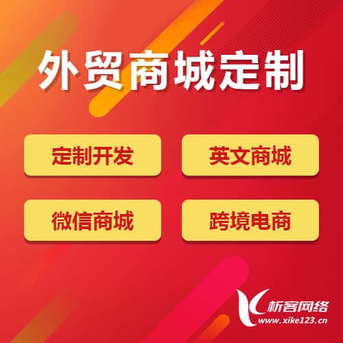 桂林外贸商城定制